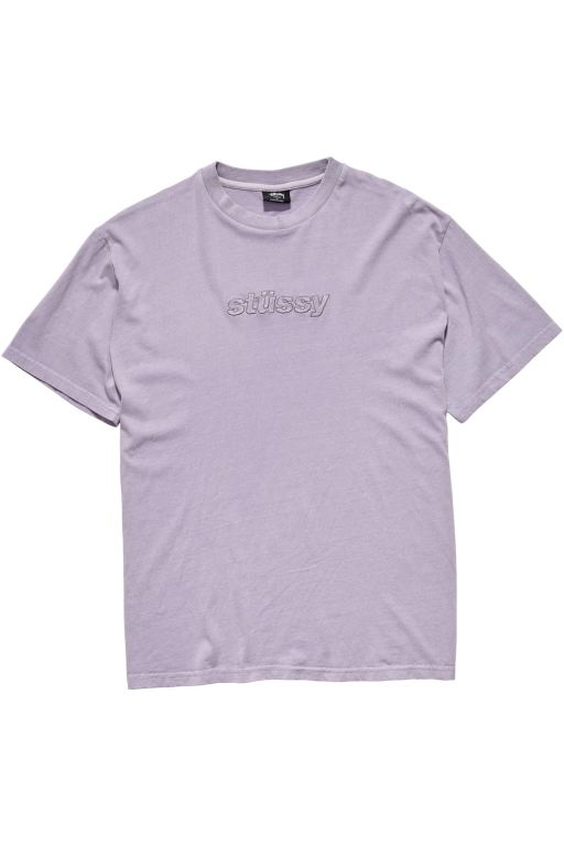 Stussy Womens Italic BF T Shirt Pink - KSXAN2190